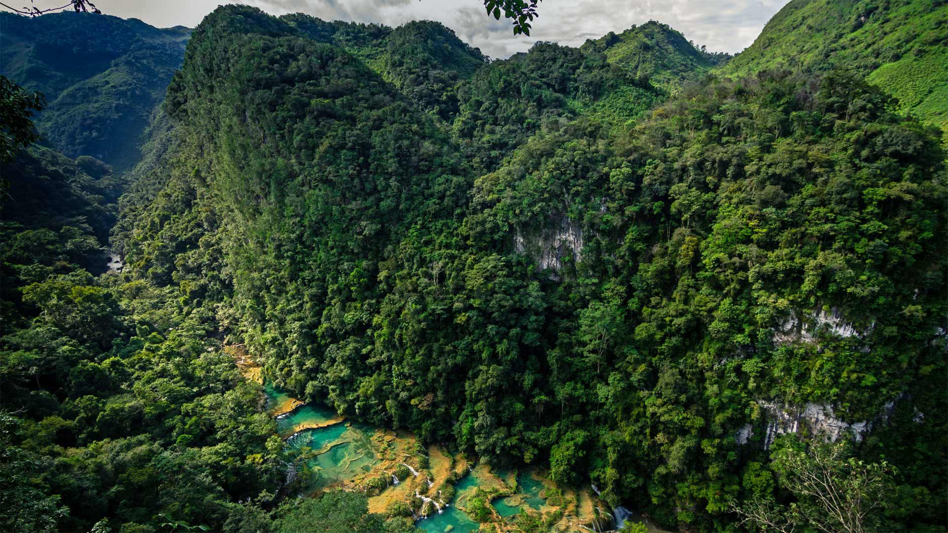 Semuc Champey自然公园，危地马拉